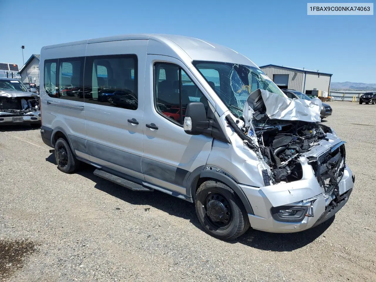 2022 Ford Transit T-350 VIN: 1FBAX9CG0NKA74063 Lot: 62737305