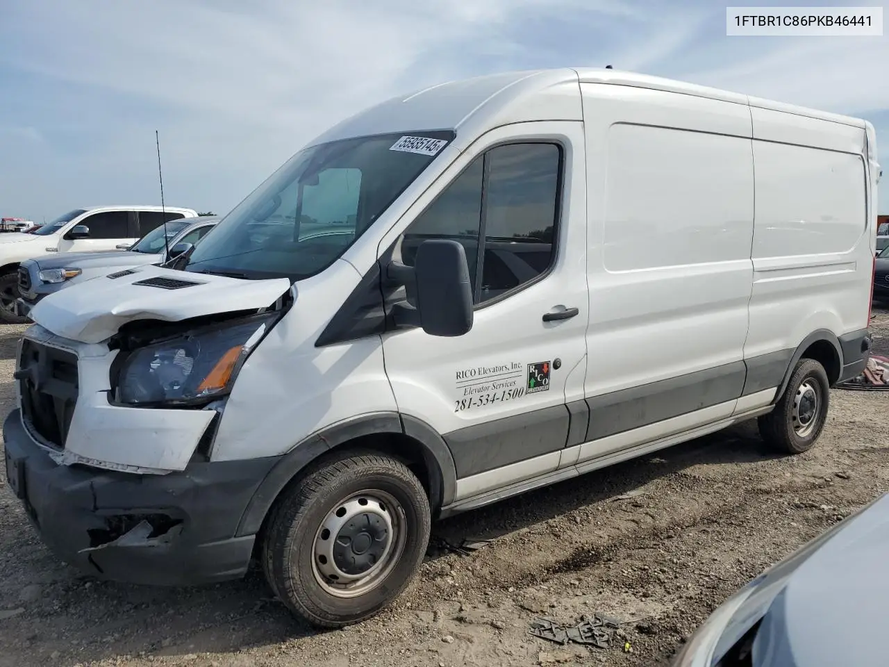 2023 Ford Transit T-250 VIN: 1FTBR1C86PKB46441 Lot: 55935145