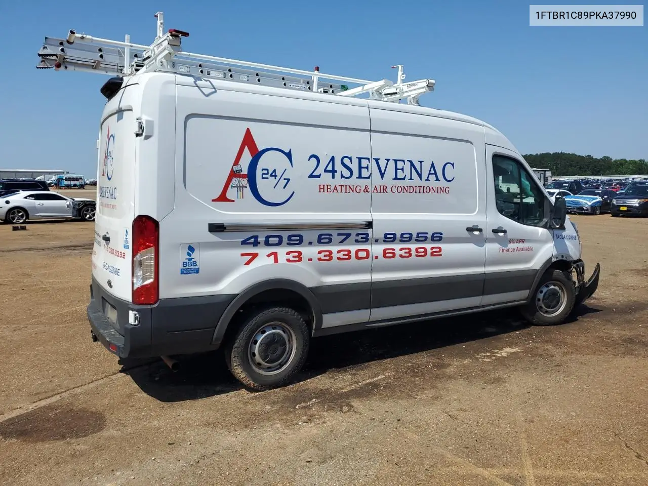 2023 Ford Transit T-250 VIN: 1FTBR1C89PKA37990 Lot: 56926735