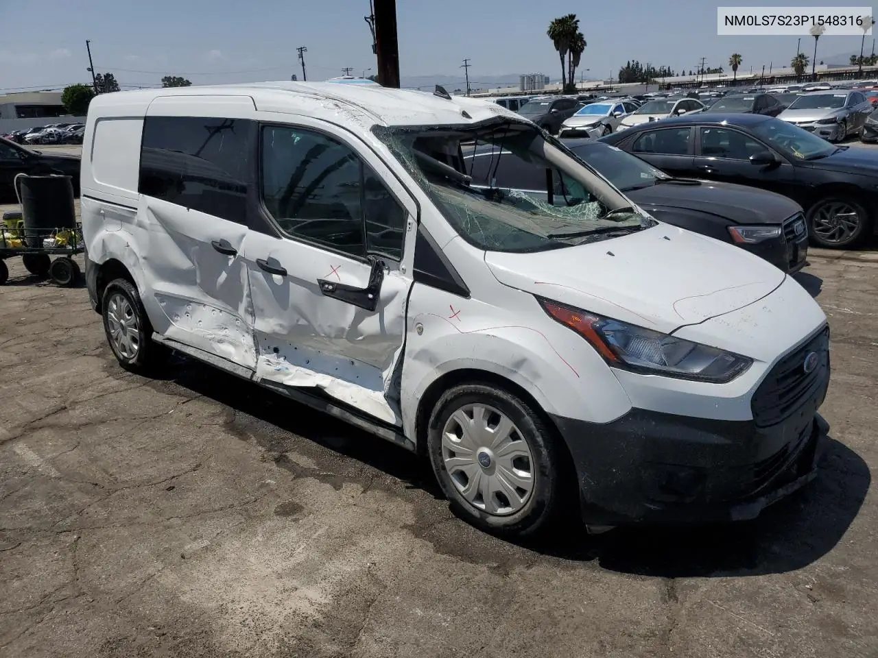 2023 Ford Transit Connect Xl VIN: NM0LS7S23P1548316 Lot: 61489055