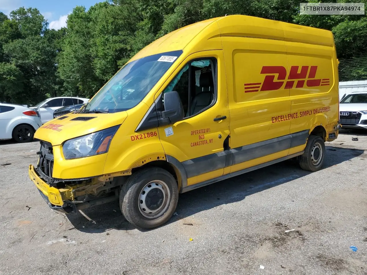 2023 Ford Transit T-250 VIN: 1FTBR1X87PKA94974 Lot: 62677855