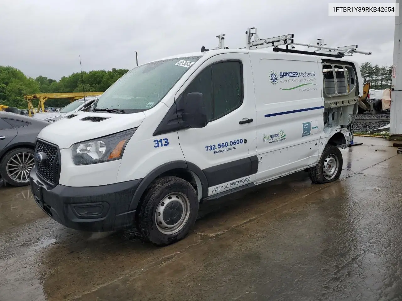 2024 Ford Transit T-250 VIN: 1FTBR1Y89RKB42654 Lot: 56133375