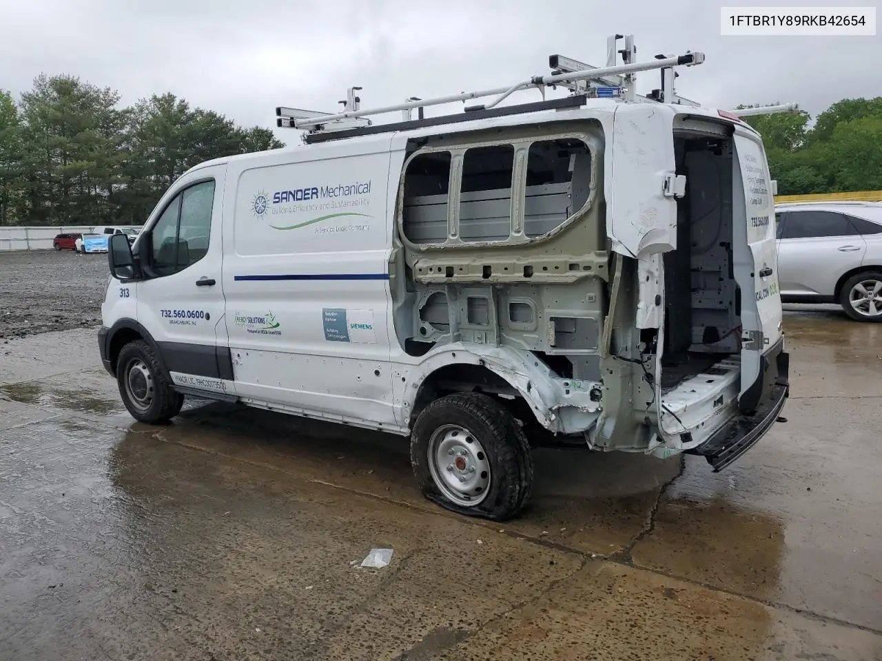 2024 Ford Transit T-250 VIN: 1FTBR1Y89RKB42654 Lot: 56133375