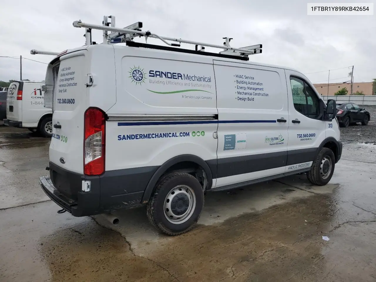 2024 Ford Transit T-250 VIN: 1FTBR1Y89RKB42654 Lot: 56133375