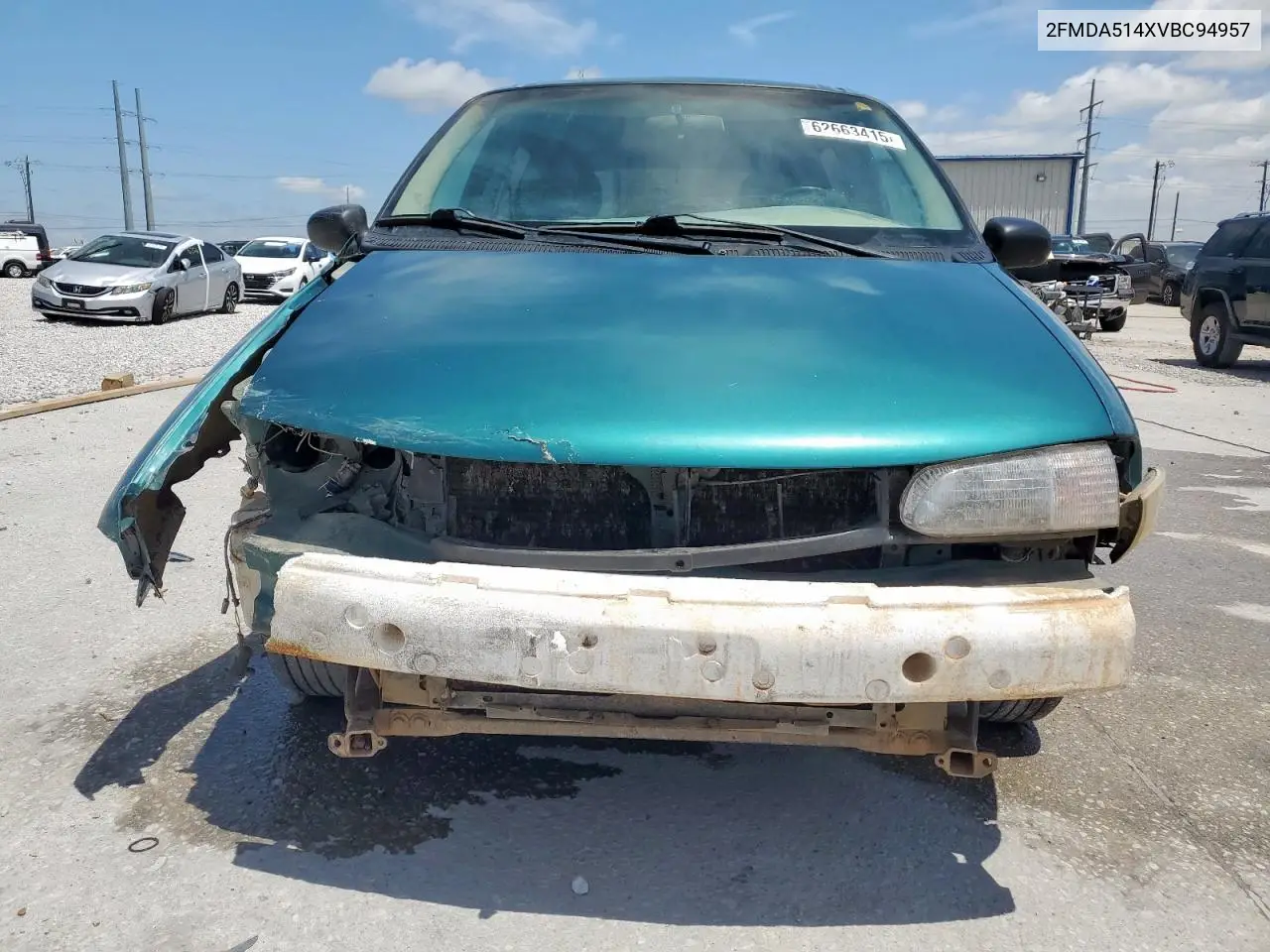 1997 Ford Windstar Wagon VIN: 2FMDA514XVBC94957 Lot: 62663415
