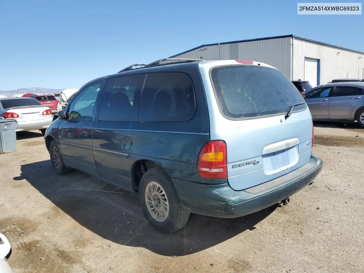 1998 Ford Windstar Wagon VIN: 2FMZA514XWBC69323 Lot: 45993185