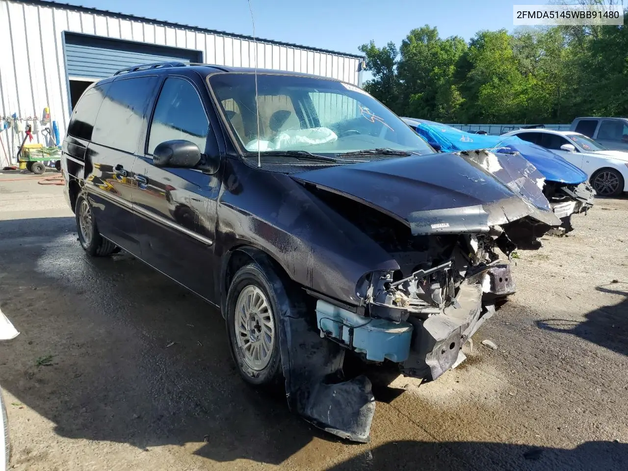 1998 Ford Windstar Wagon VIN: 2FMDA5145WBB91480 Lot: 52155155