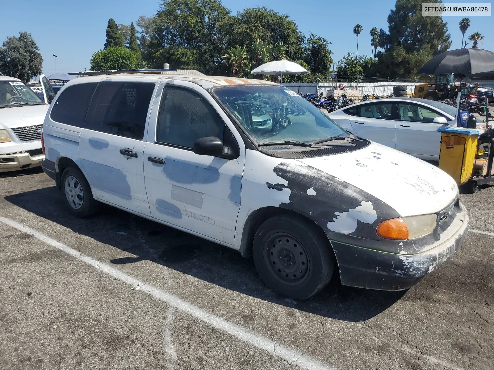 1998 Ford Windstar VIN: 2FTDA54U8WBA86478 Lot: 67604484