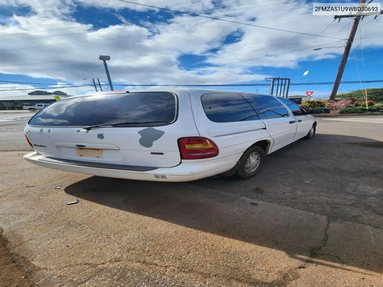 1998 Ford Windstar Wagon VIN: 2FMZA51U9WBD30693 Lot: 80142064