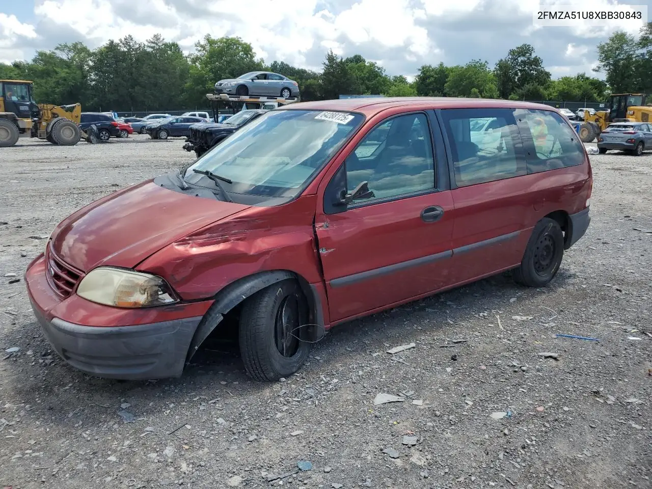 1999 Ford Windstar Wagon VIN: 2FMZA51U8XBB30843 Lot: 64288125