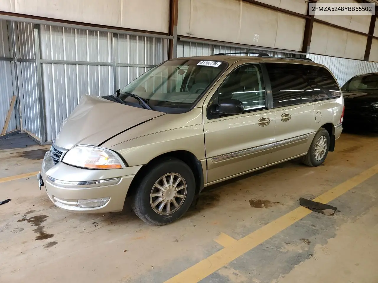 2000 Ford Windstar Se VIN: 2FMZA5248YBB55502 Lot: 61756405