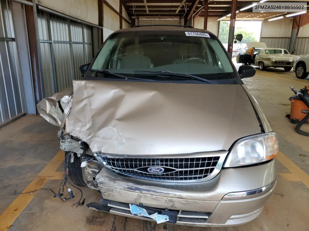 2000 Ford Windstar Se VIN: 2FMZA5248YBB55502 Lot: 61756405