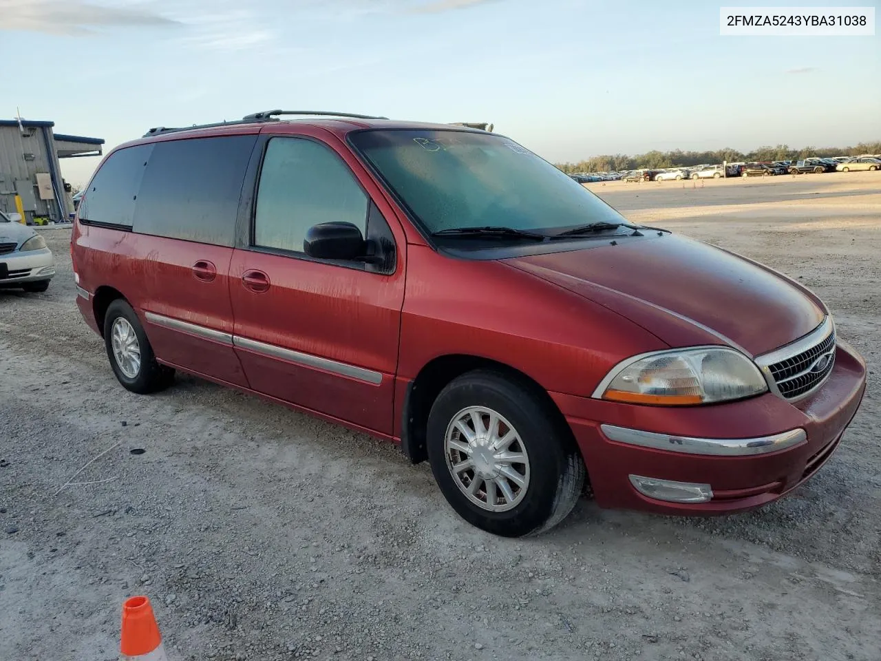 2000 Ford Windstar Se VIN: 2FMZA5243YBA31038 Lot: 80267934