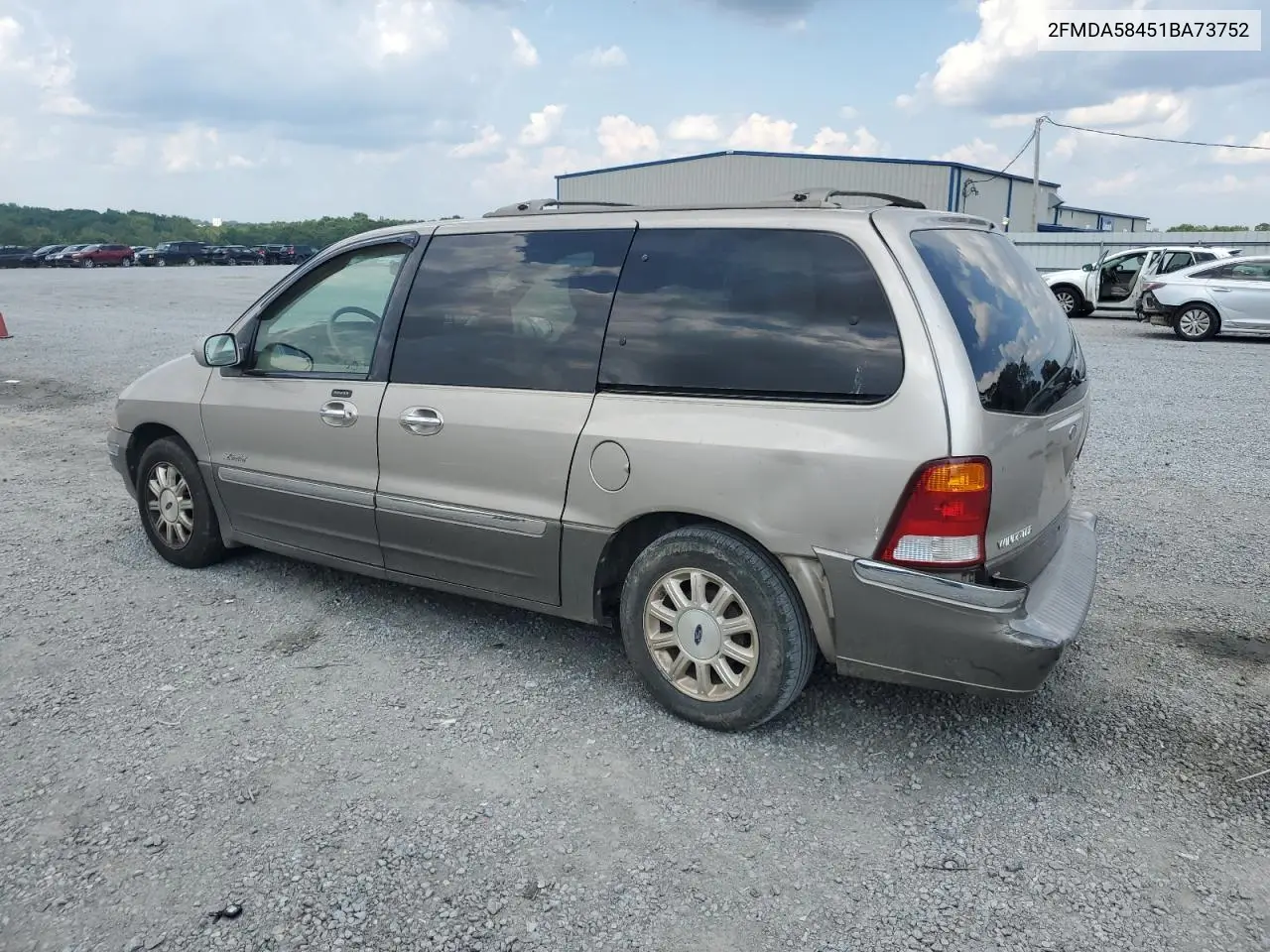 2001 Ford Windstar Limited VIN: 2FMDA58451BA73752 Lot: 62723095