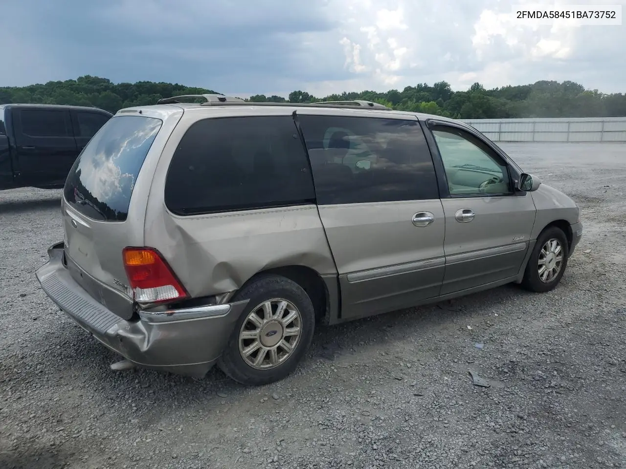 2001 Ford Windstar Limited VIN: 2FMDA58451BA73752 Lot: 62723095