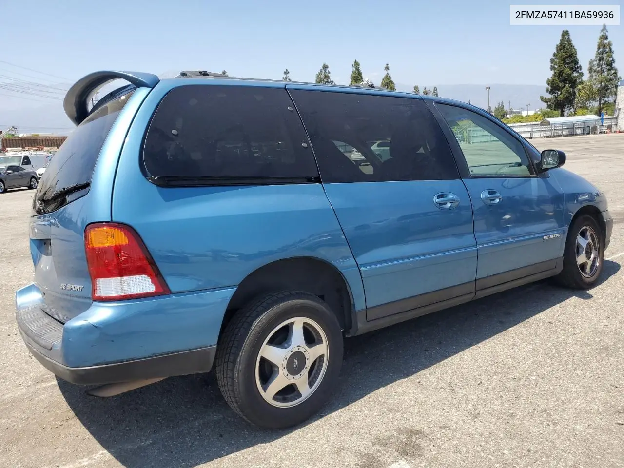 2001 Ford Windstar Se Sport VIN: 2FMZA57411BA59936 Lot: 65314595