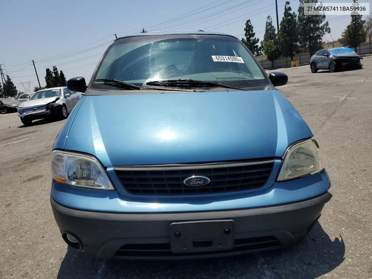 2001 Ford Windstar Se Sport VIN: 2FMZA57411BA59936 Lot: 65314595