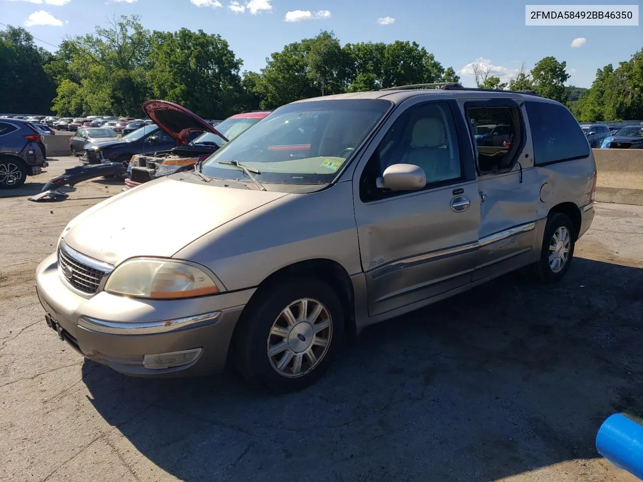 2002 Ford Windstar Limited VIN: 2FMDA58492BB46350 Lot: 60264904