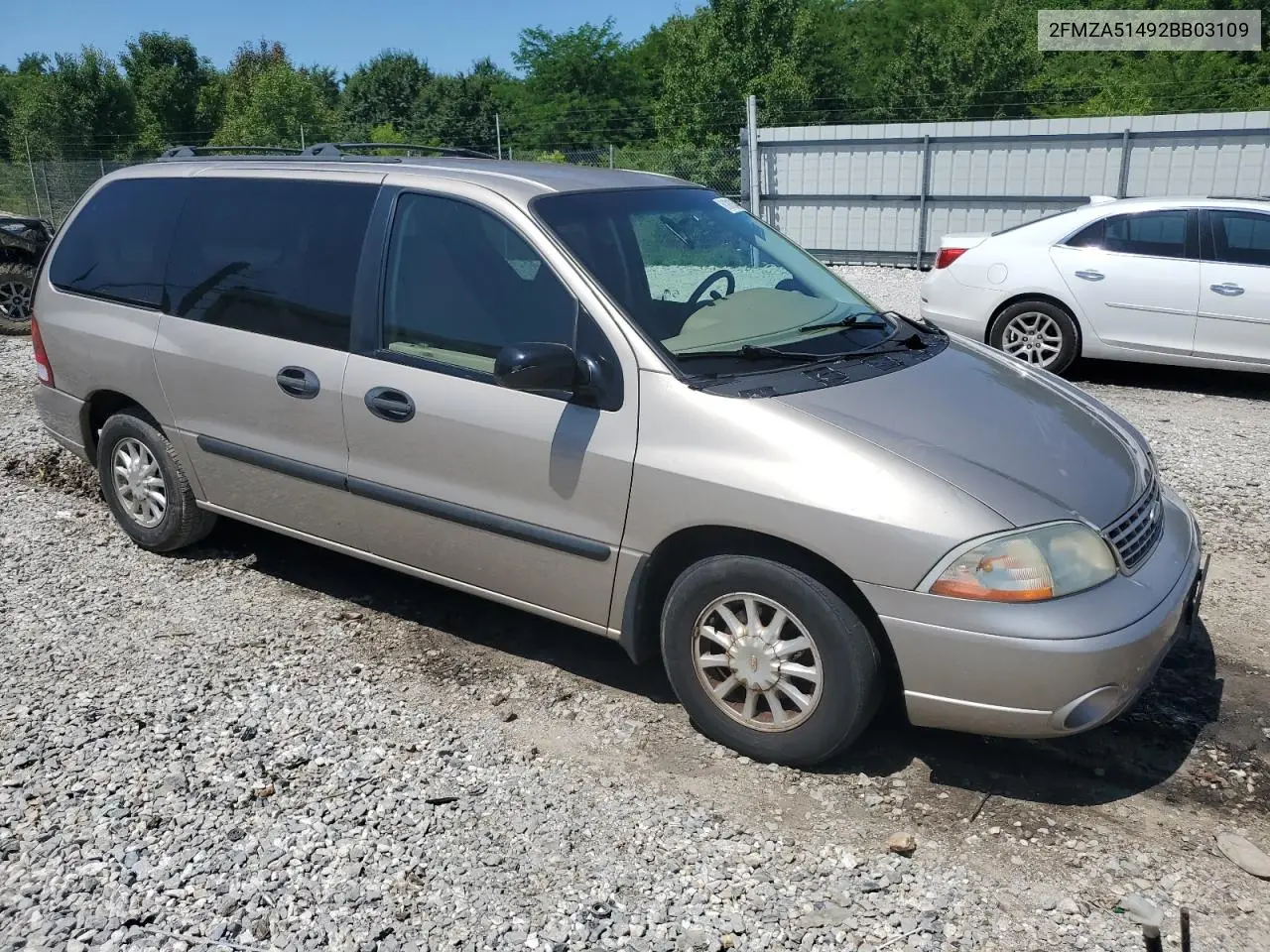 2002 Ford Windstar Lx VIN: 2FMZA51492BB03109 Lot: 61810345