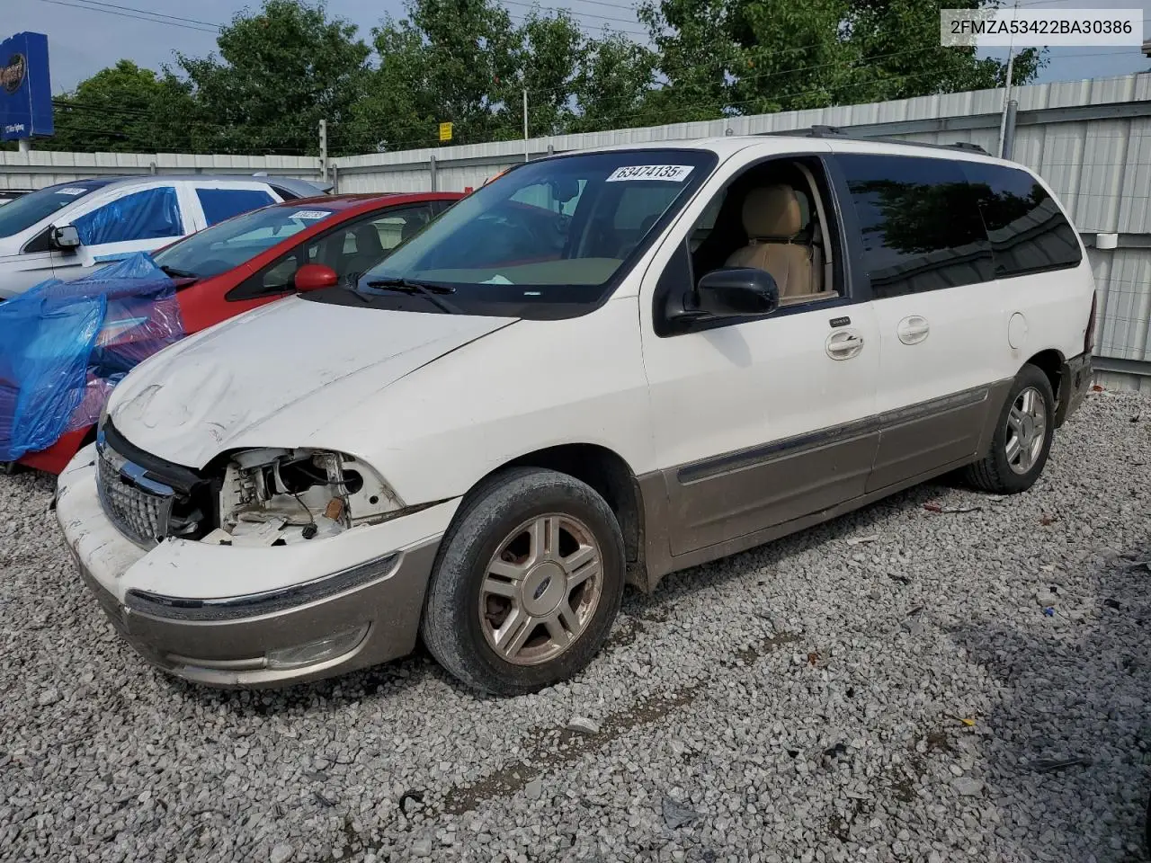 2002 Ford Windstar Sel VIN: 2FMZA53422BA30386 Lot: 63474135
