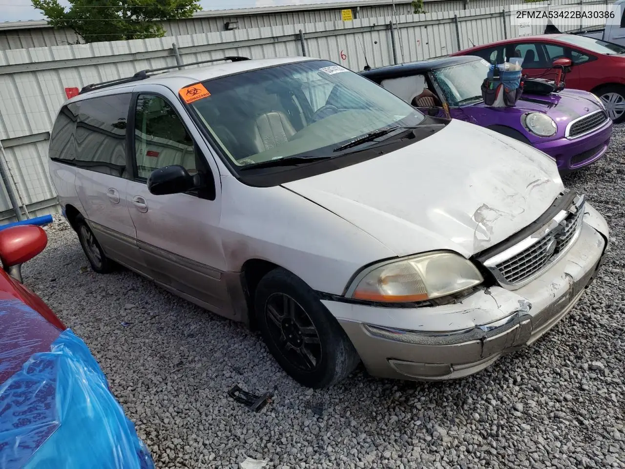 2002 Ford Windstar Sel VIN: 2FMZA53422BA30386 Lot: 63474135