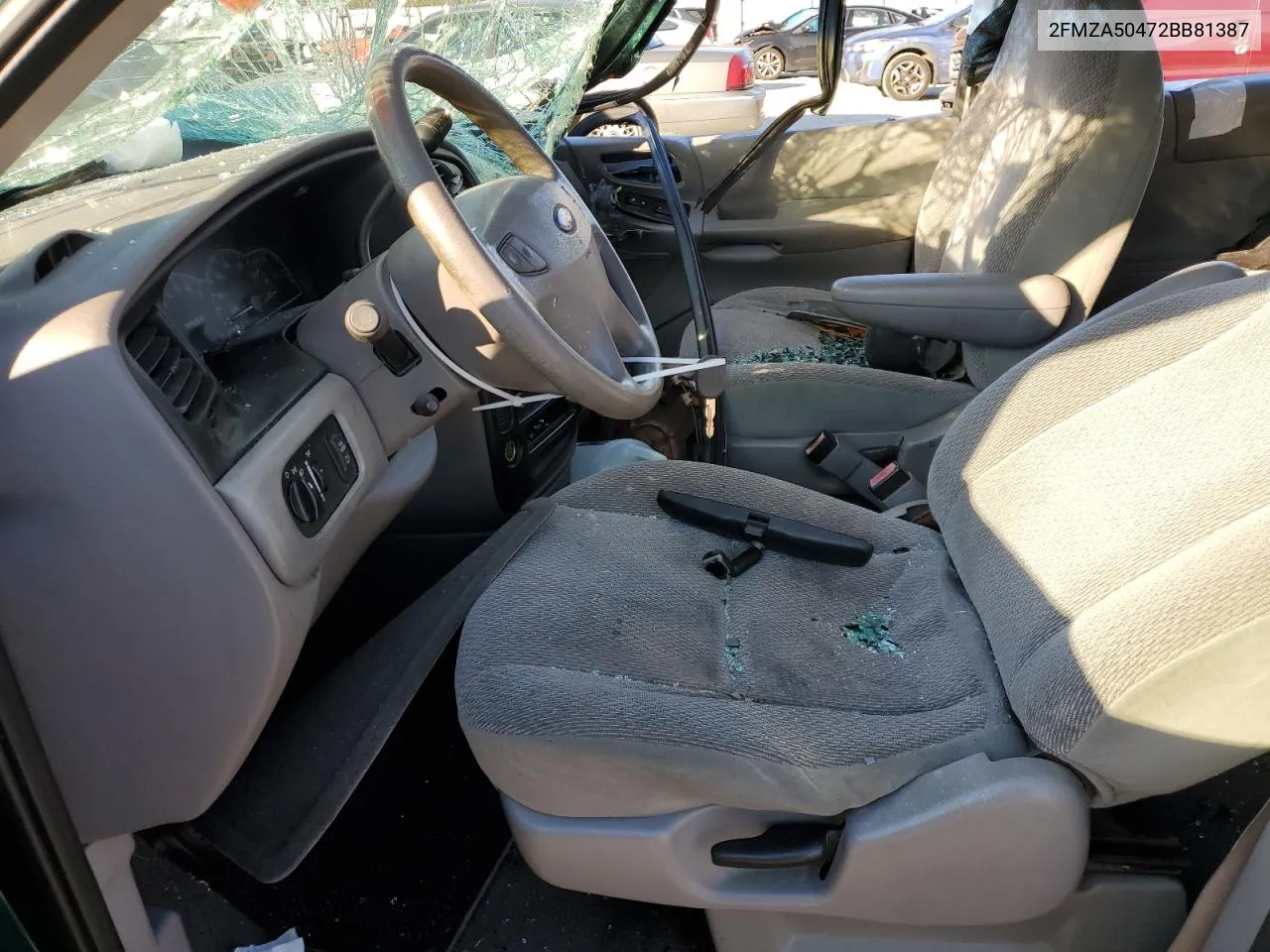 2002 Ford Windstar Lx VIN: 2FMZA50472BB81387 Lot: 86598494