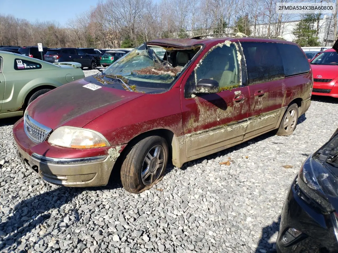 2003 Ford Windstar Sel VIN: 2FMDA534X3BA60800 Lot: 52701875