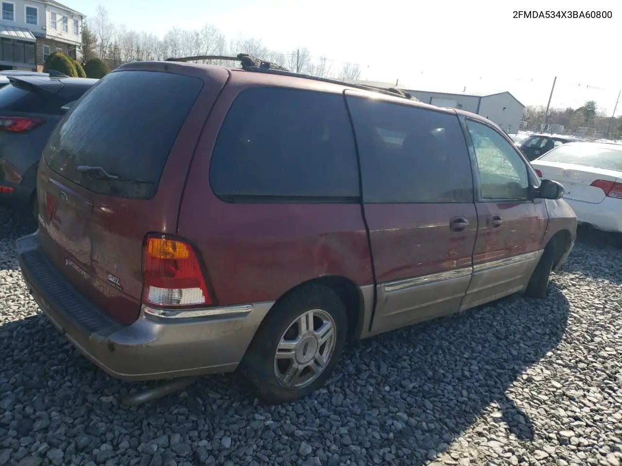 2003 Ford Windstar Sel VIN: 2FMDA534X3BA60800 Lot: 52701875