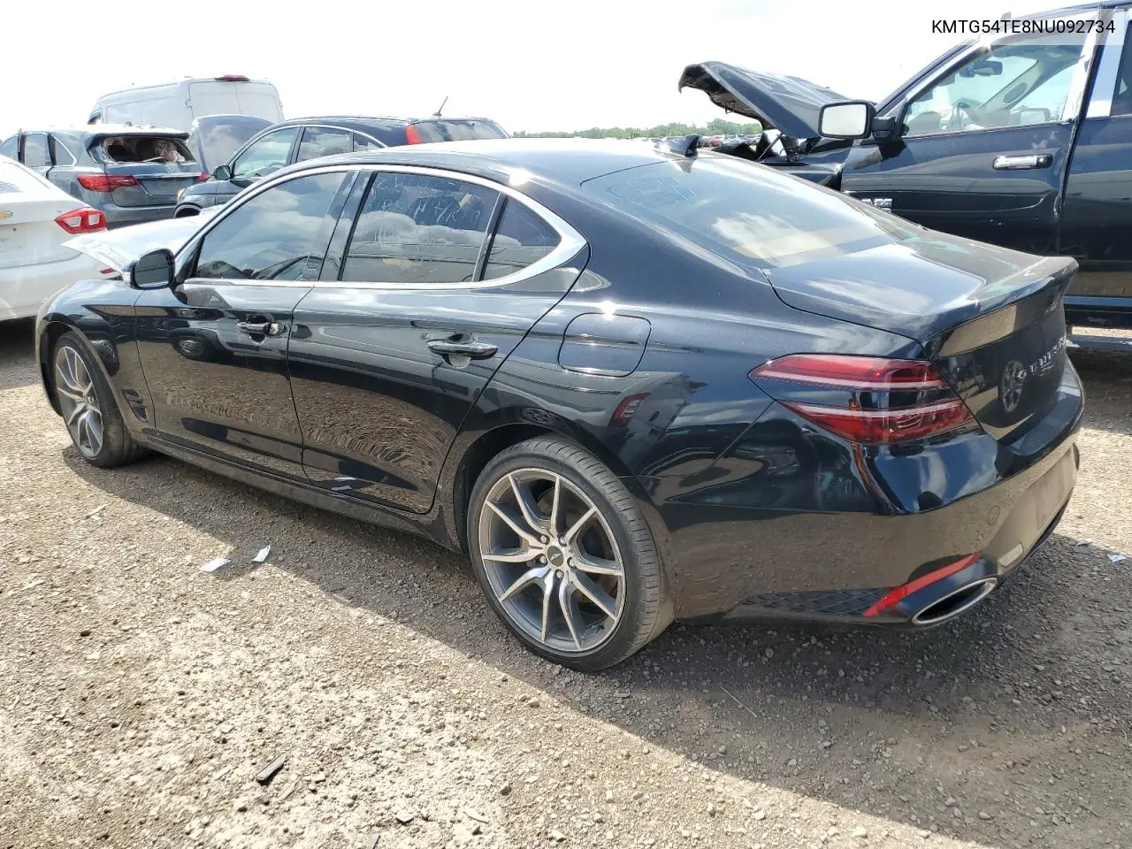 2022 Genesis G70 Base VIN: KMTG54TE8NU092734 Lot: 61845565