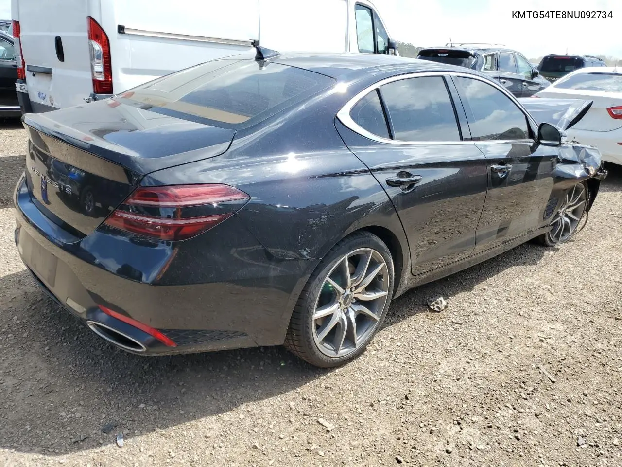 2022 Genesis G70 Base VIN: KMTG54TE8NU092734 Lot: 61845565