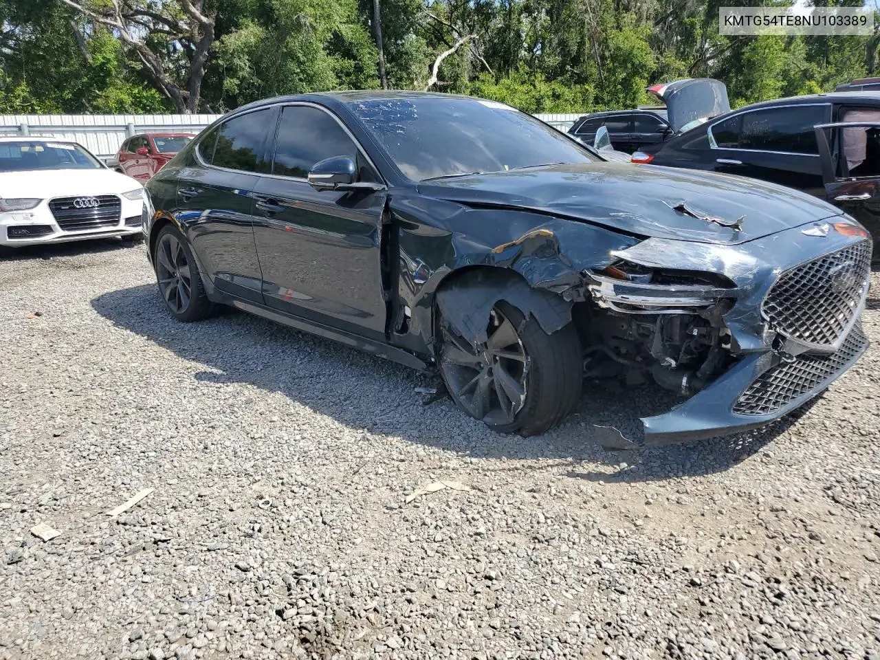 2022 Genesis G70 Base VIN: KMTG54TE8NU103389 Lot: 62685895