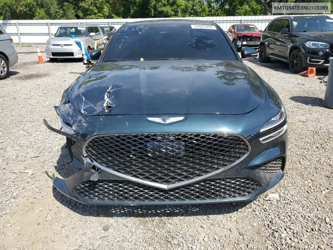 2022 Genesis G70 Base VIN: KMTG54TE8NU103389 Lot: 62685895