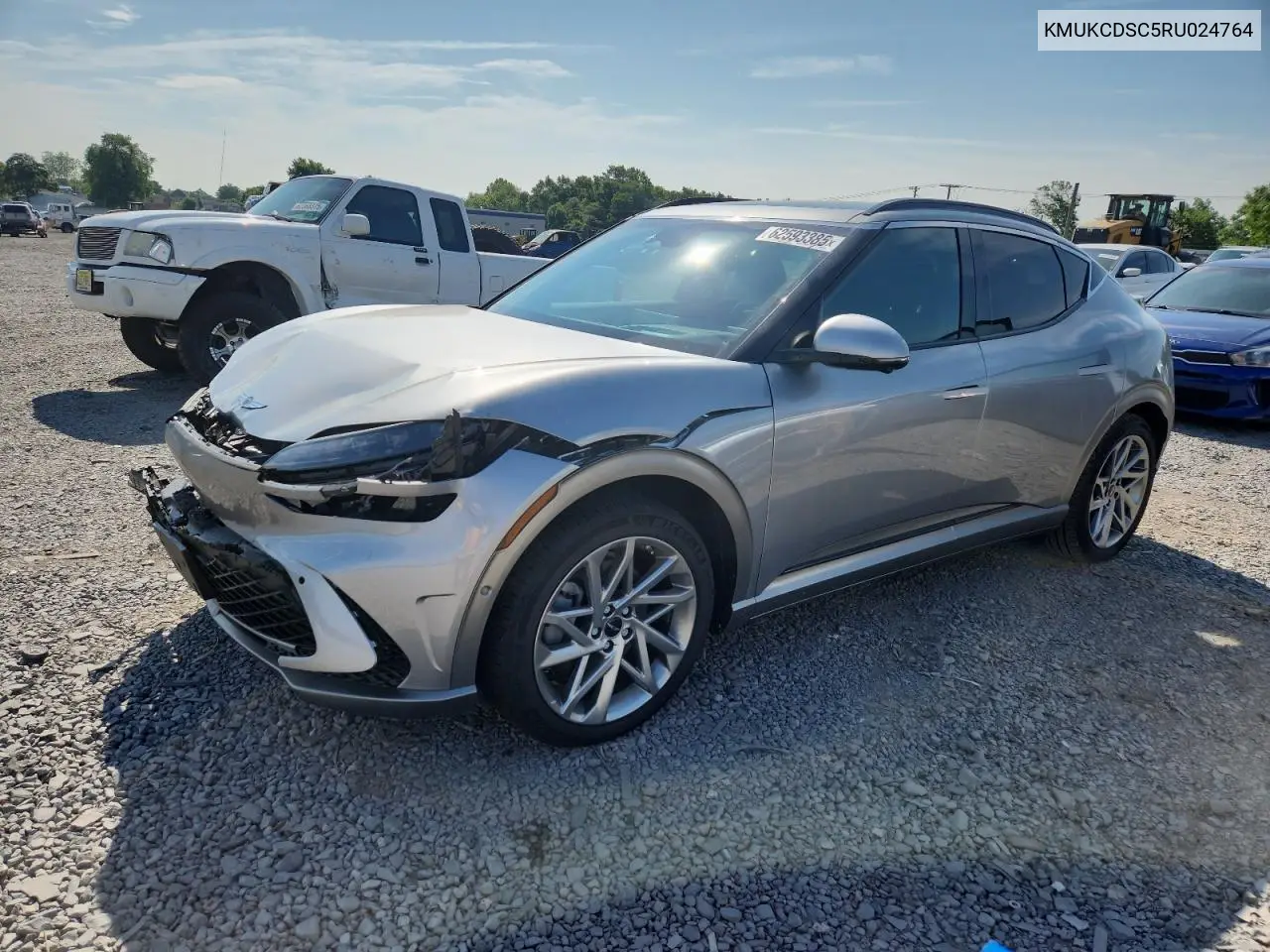 2024 Genesis Gv60 Advanced VIN: KMUKCDSC5RU024764 Lot: 62593385