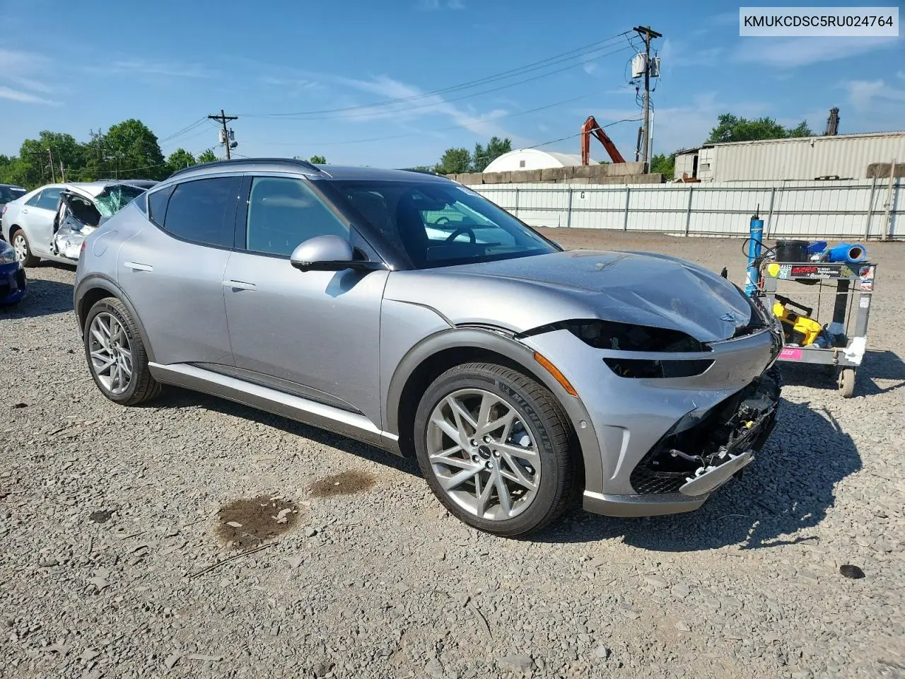 2024 Genesis Gv60 Advanced VIN: KMUKCDSC5RU024764 Lot: 62593385