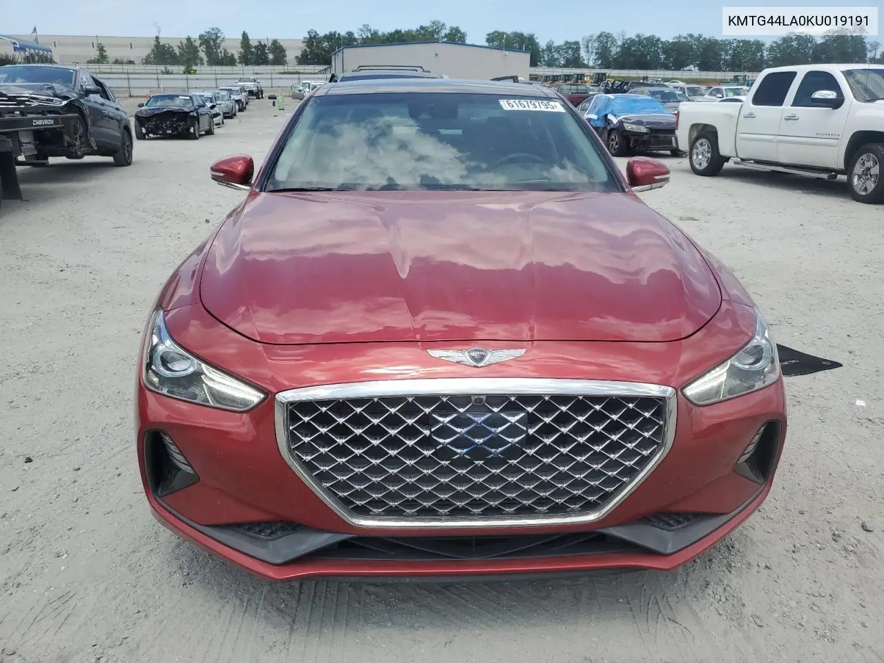 2019 Genesis G70 Prestige VIN: KMTG44LA0KU019191 Lot: 61679795
