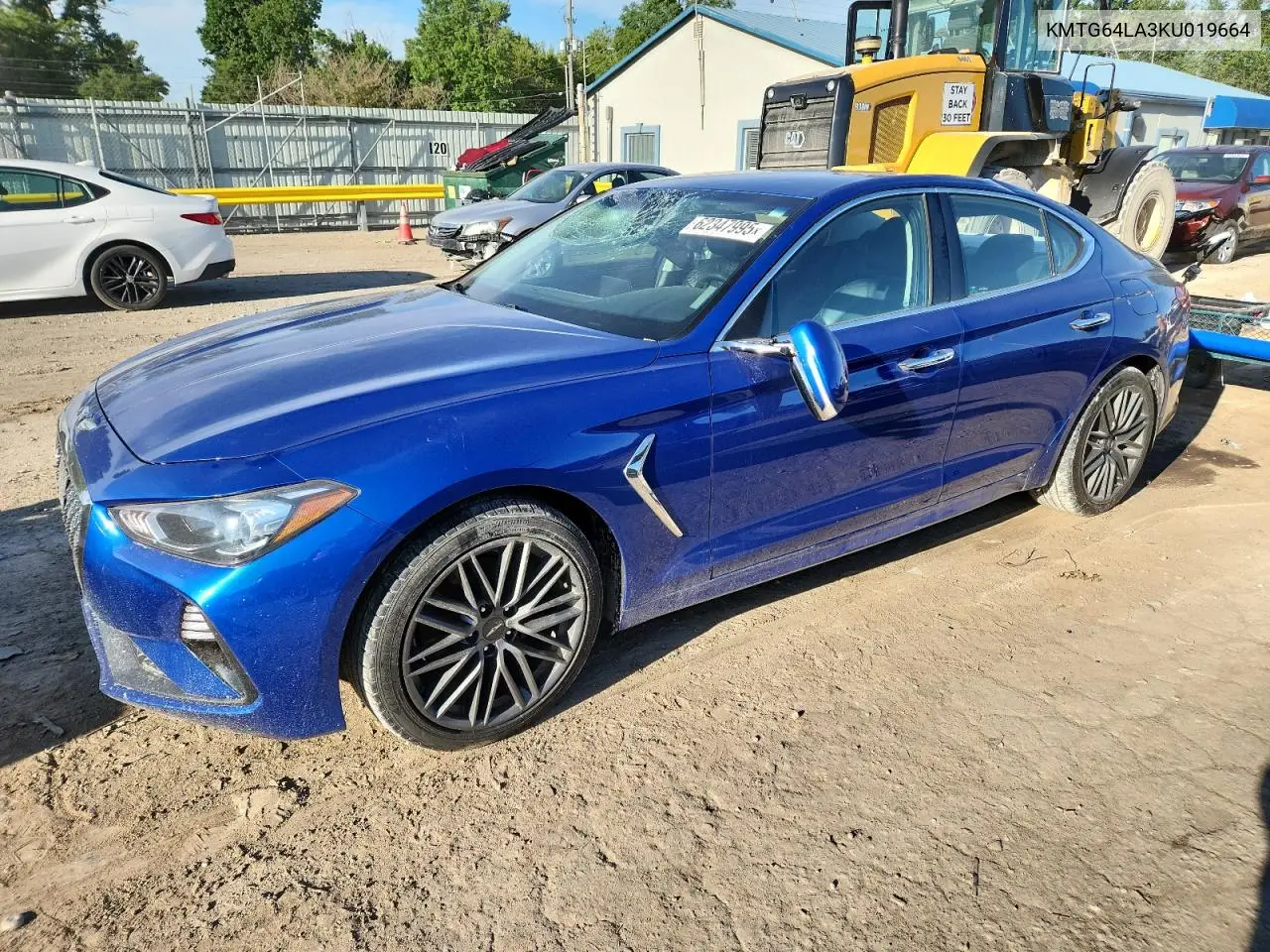 2019 Genesis G70 Advanced VIN: KMTG64LA3KU019664 Lot: 62347995