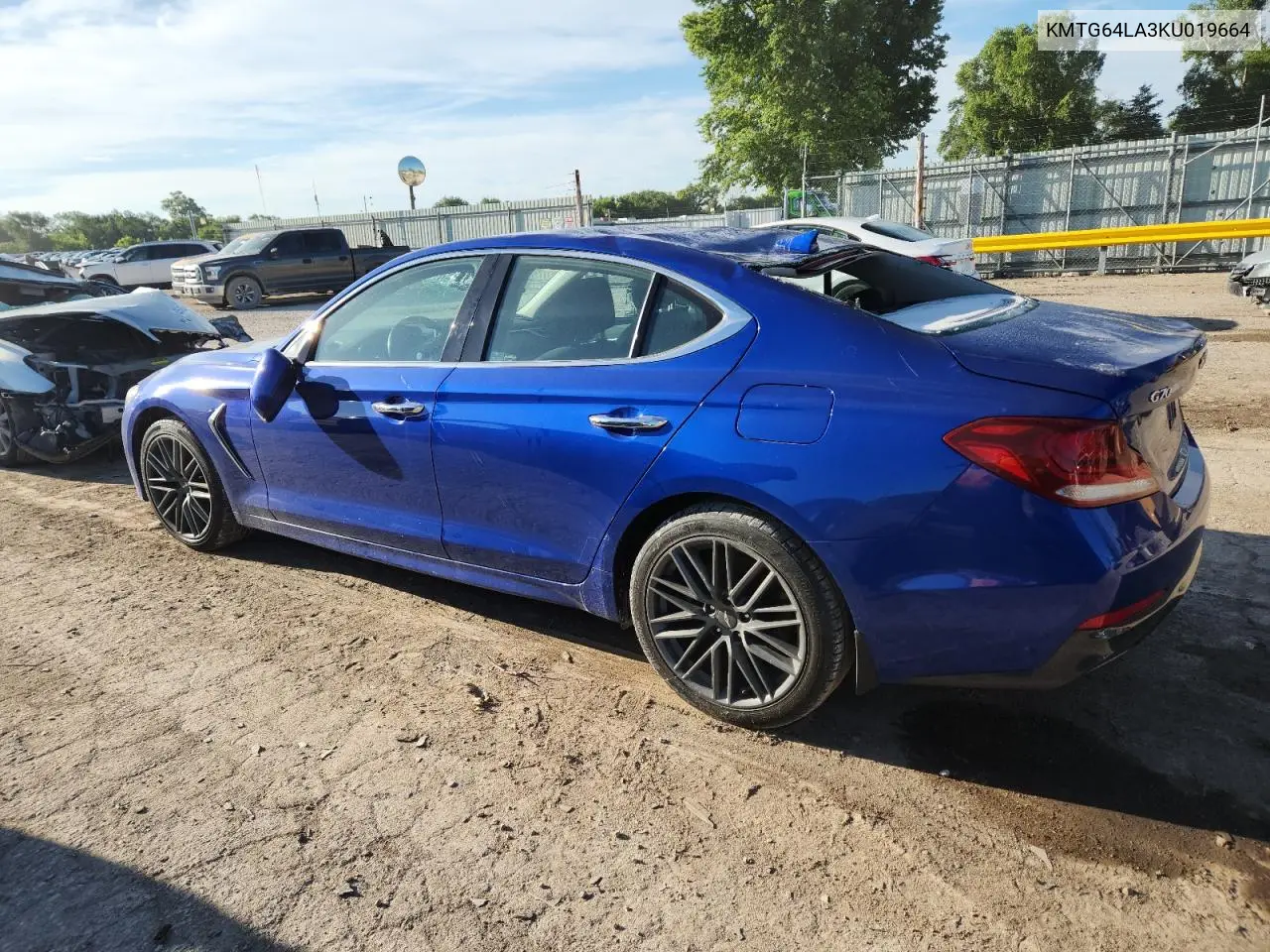 2019 Genesis G70 Advanced VIN: KMTG64LA3KU019664 Lot: 62347995