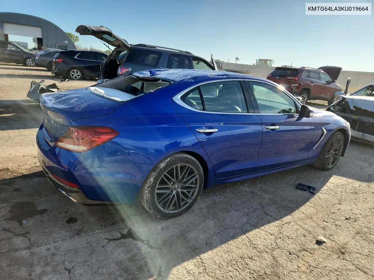 2019 Genesis G70 Advanced VIN: KMTG64LA3KU019664 Lot: 62347995