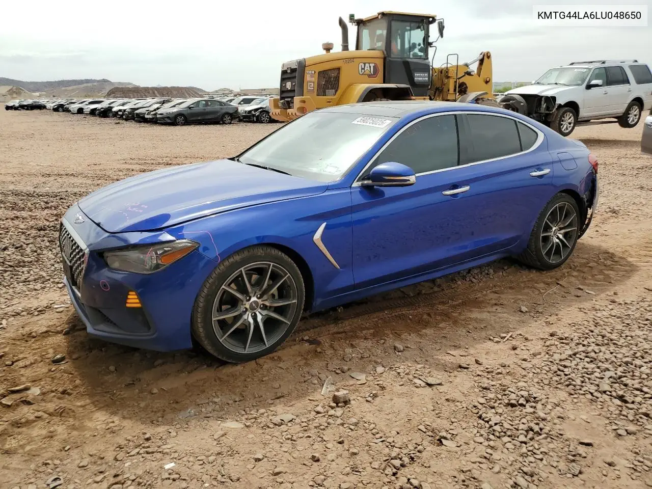 2020 Genesis G70 Prestige VIN: KMTG44LA6LU048650 Lot: 59025025