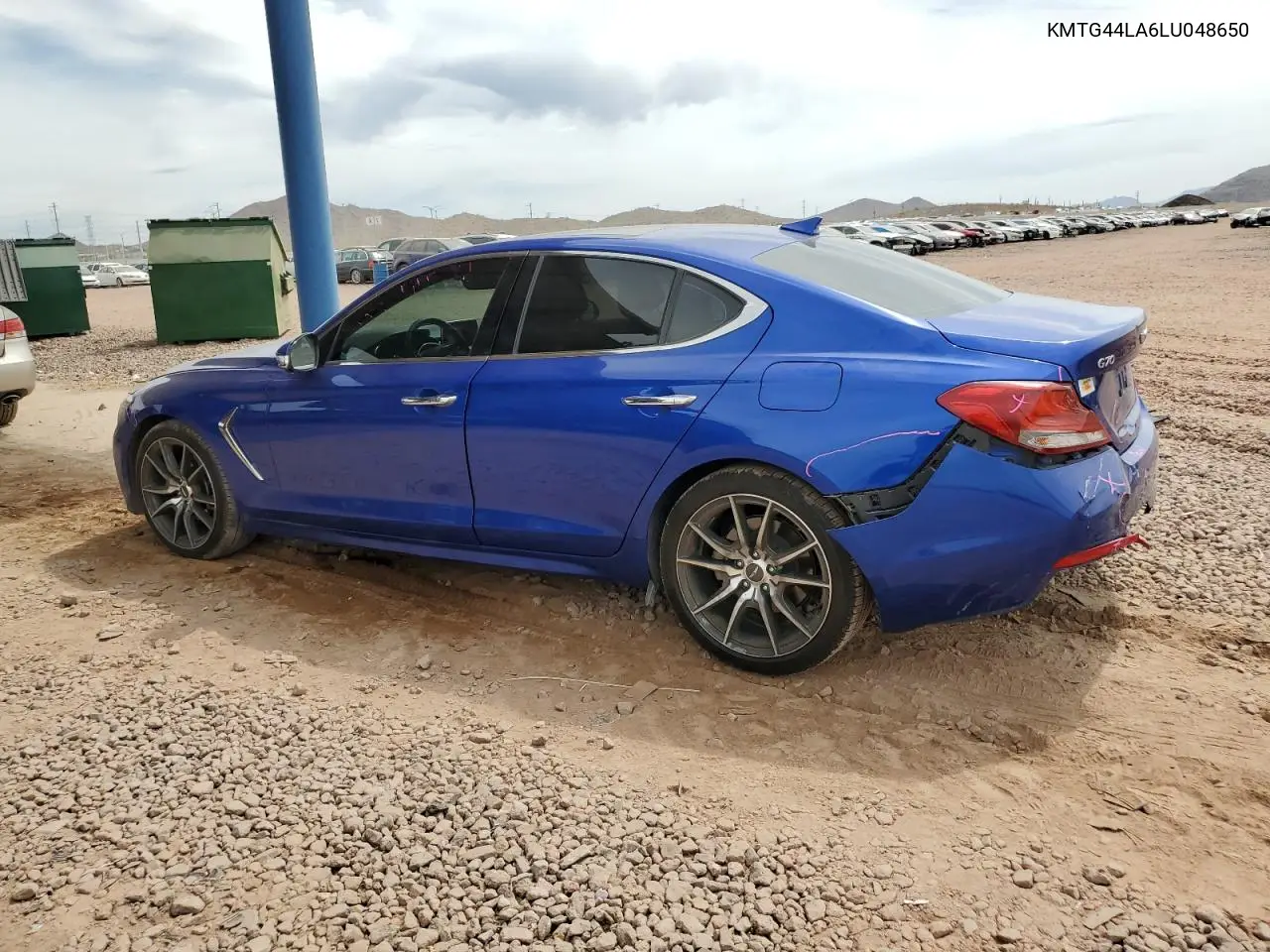 2020 Genesis G70 Prestige VIN: KMTG44LA6LU048650 Lot: 59025025