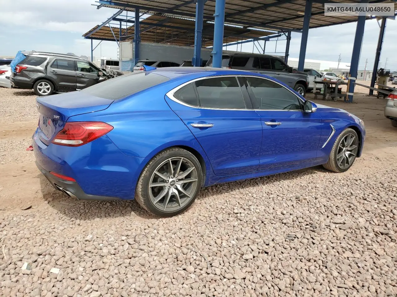 2020 Genesis G70 Prestige VIN: KMTG44LA6LU048650 Lot: 59025025