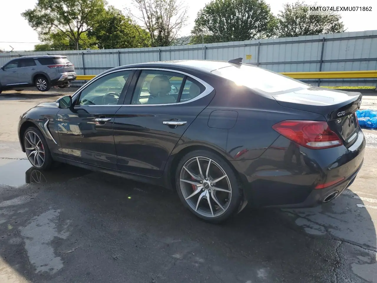 2021 Genesis G70 VIN: KMTG74LEXMU071862 Lot: 62177075