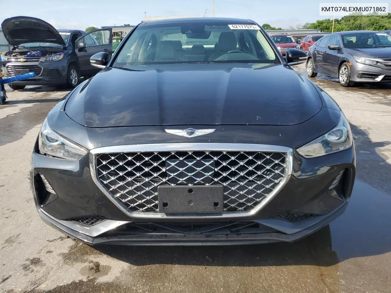 2021 Genesis G70 VIN: KMTG74LEXMU071862 Lot: 62177075