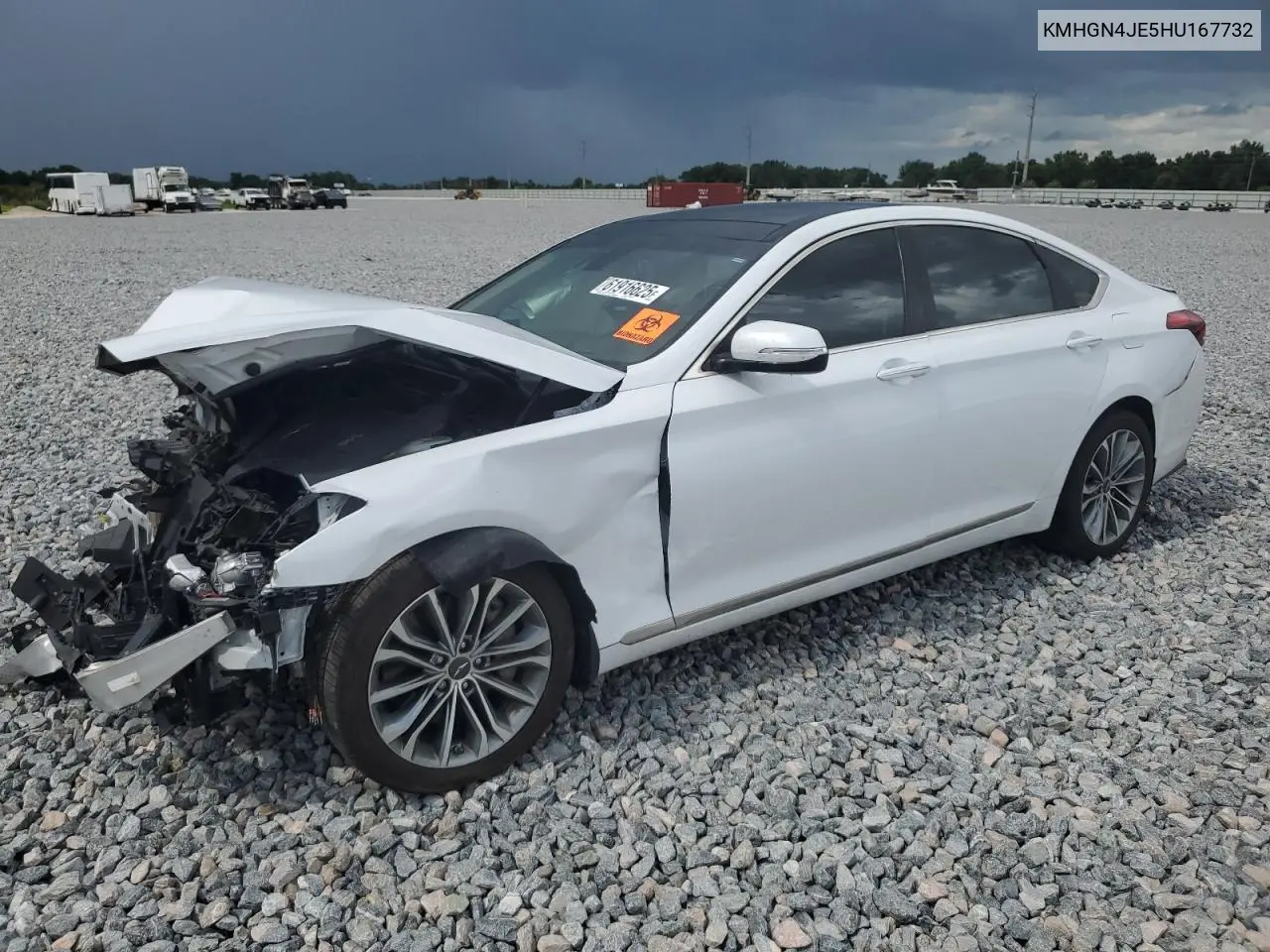 2017 Genesis G80 Base VIN: KMHGN4JE5HU167732 Lot: 61916625