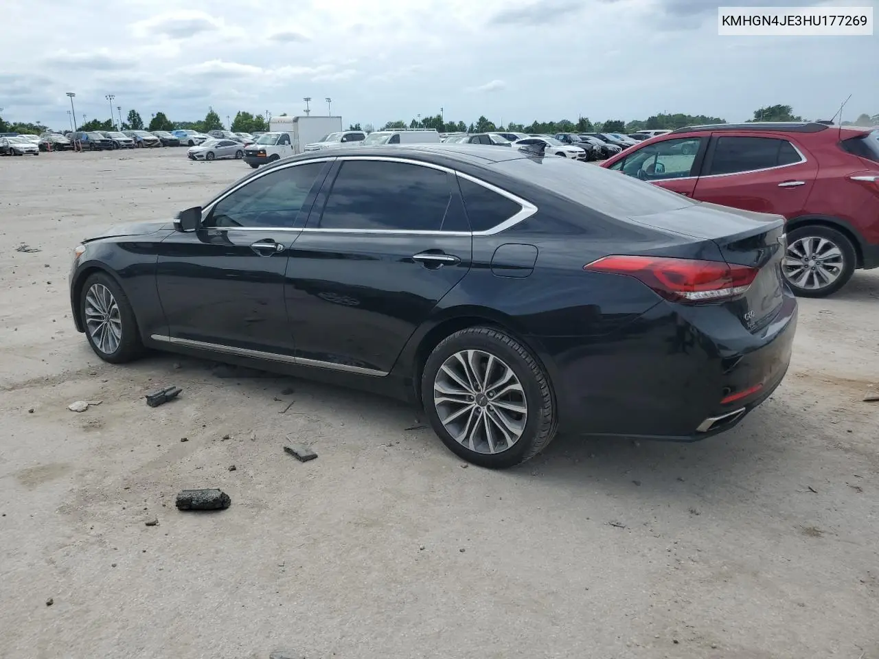 2017 Genesis G80 Base VIN: KMHGN4JE3HU177269 Lot: 63028005