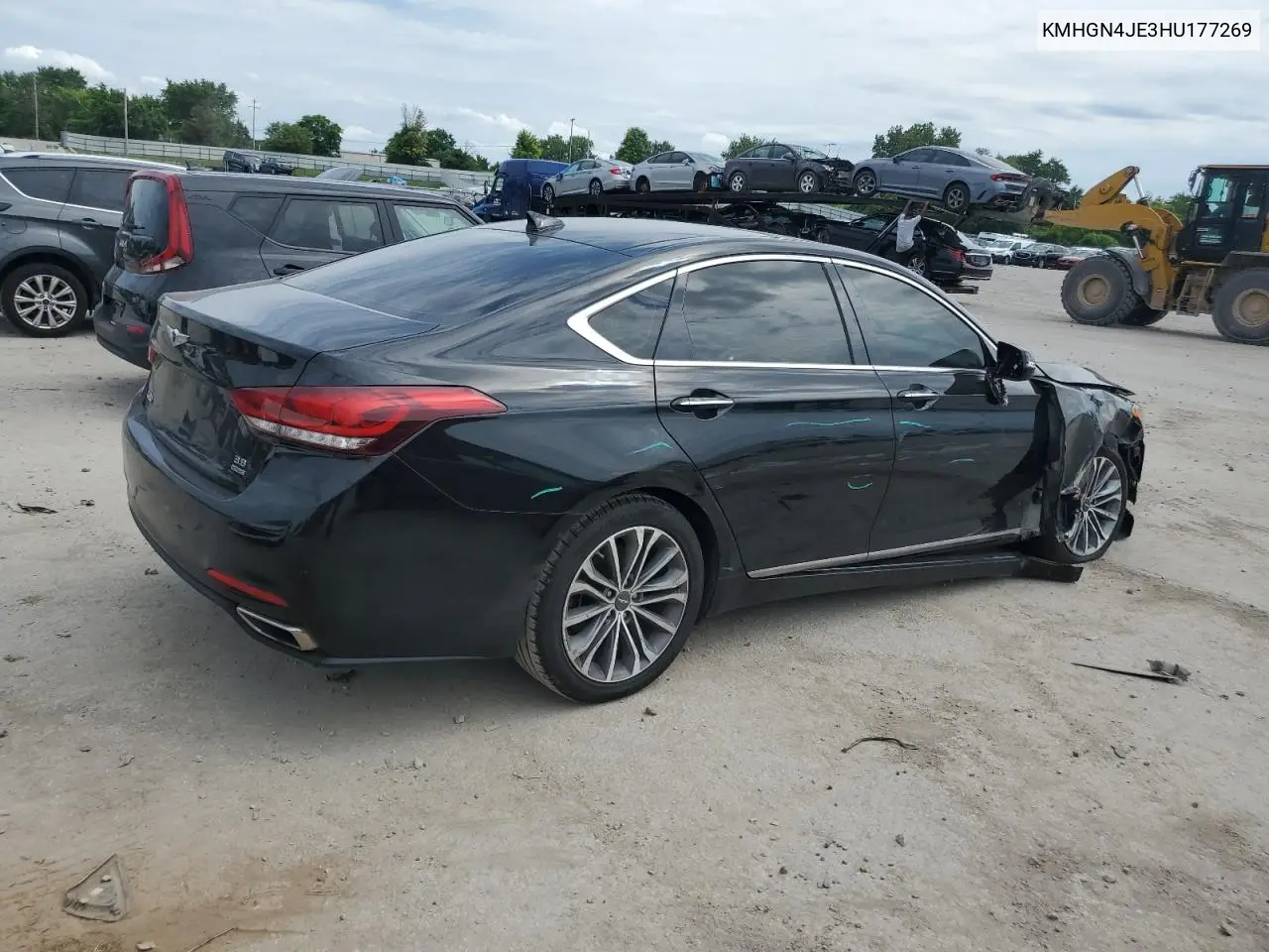 2017 Genesis G80 Base VIN: KMHGN4JE3HU177269 Lot: 63028005
