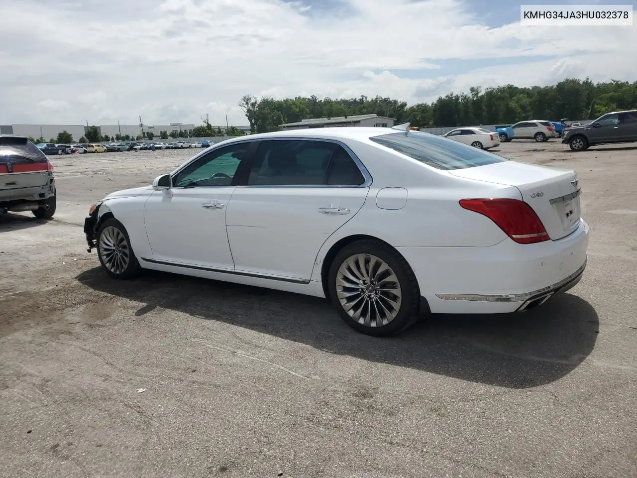 2017 Genesis G90 Premium VIN: KMHG34JA3HU032378 Lot: 62765295
