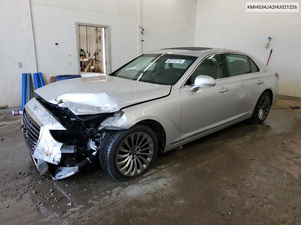 2017 Genesis G90 Premium VIN: KMHG34JA2HU021226 Lot: 62772715