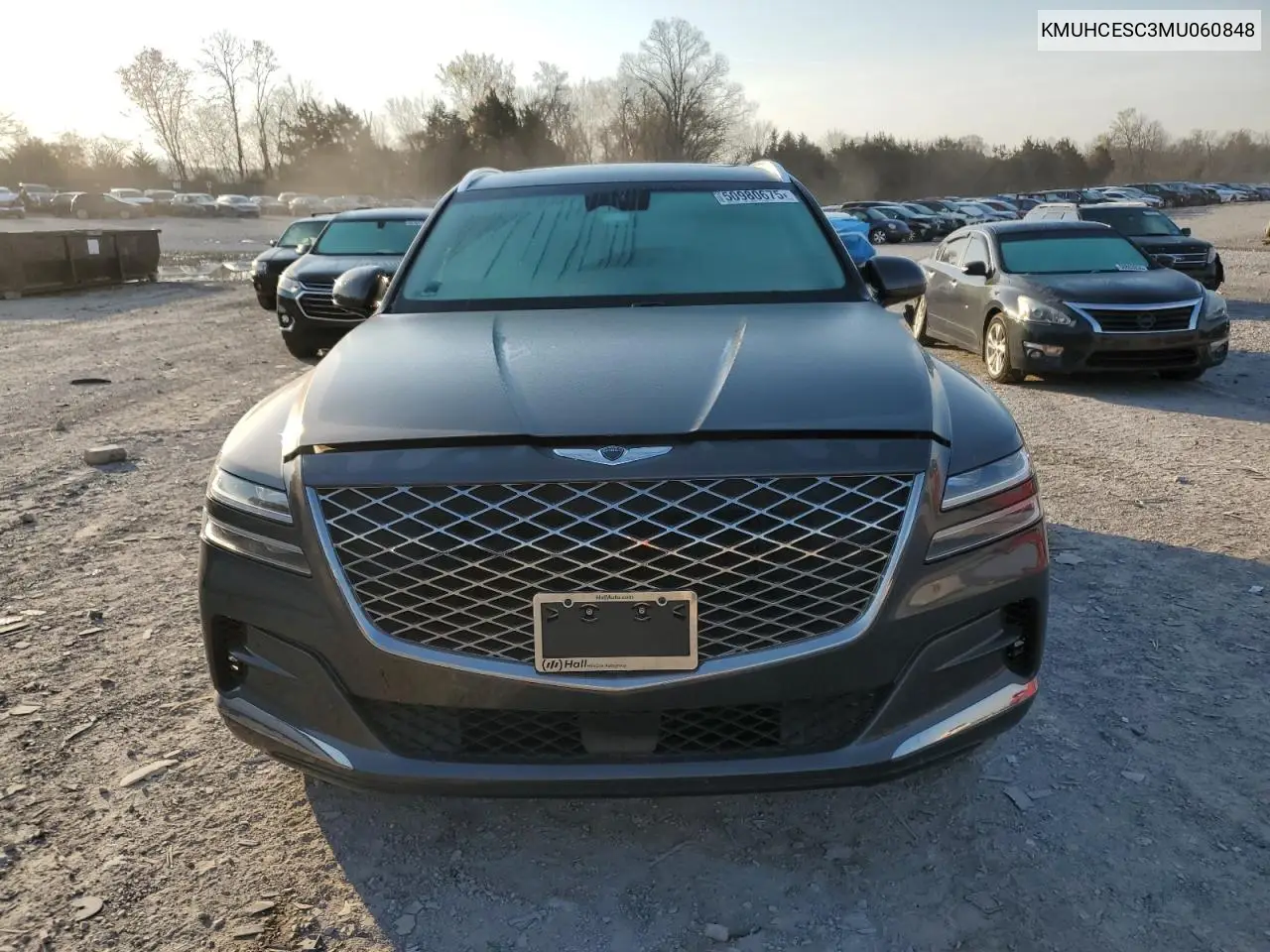 2021 Genesis Gv80 Base VIN: KMUHCESC3MU060848 Lot: 50980675