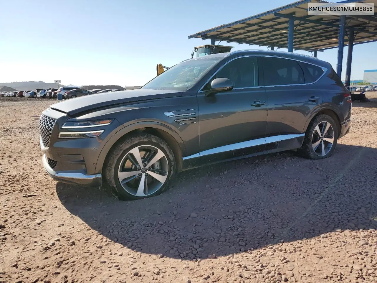 2021 Genesis Gv80 Base VIN: KMUHCESC1MU048858 Lot: 61790505